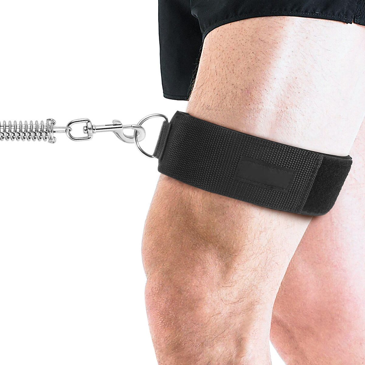 D Ring Strap - 2個入り マッスルトレーニング アンクルストラップ パッド入り 調節可能なDリング ケーブルマシン