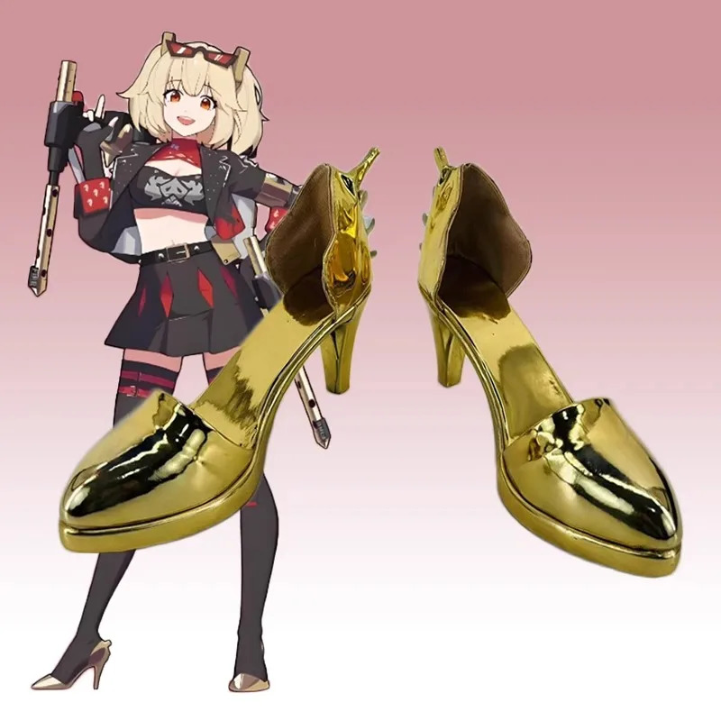Burnice Whita コスプレ靴革ハイヒール靴ゲームゼ - Burnice Cosplay Prop のレビューと価格