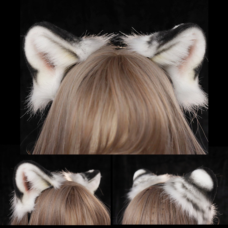 手作りの新しい虎の耳のヘアフープと尻尾、獣の動物ハロウィンコ - Cosplay Prop Works のレビューと価格