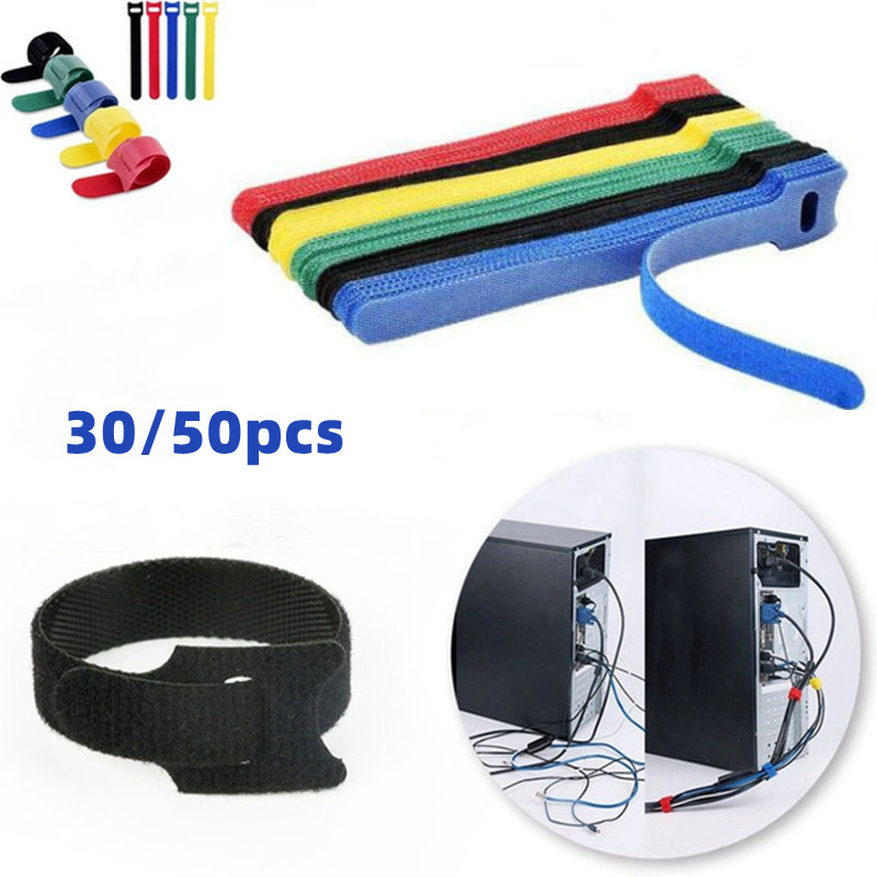 ケーブル用ベルクロ ケーブルタイ フックとループ付きの再利用 - Velcro Hook Loop のレビューと価格
