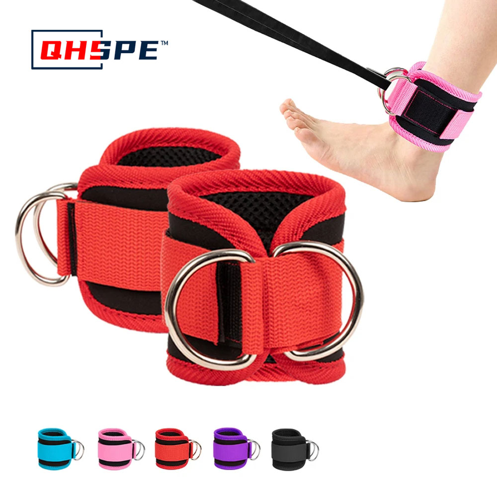フィットネスアンクルストラップ調節可能な D リングサポート - D Ring Strap のレビューと価格