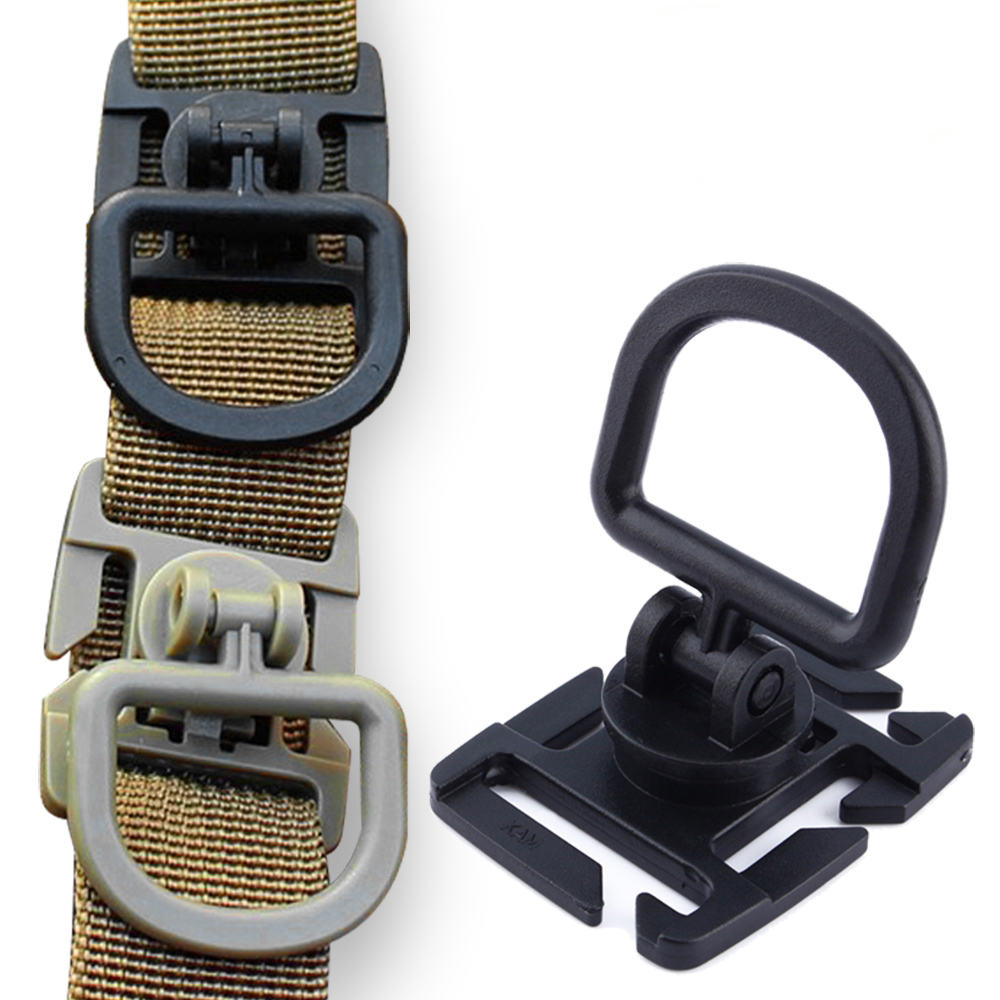 4 個 360 回転 D リングクリップタクティカルバッグア - D Ring Strap のレビューと価格