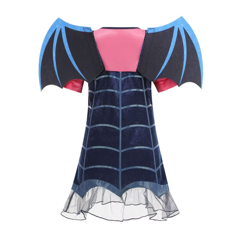 キッズガールズ ヴァンパイアバット ハロウィンコスチューム  - Cosplay Bat Prop のレビューと価格